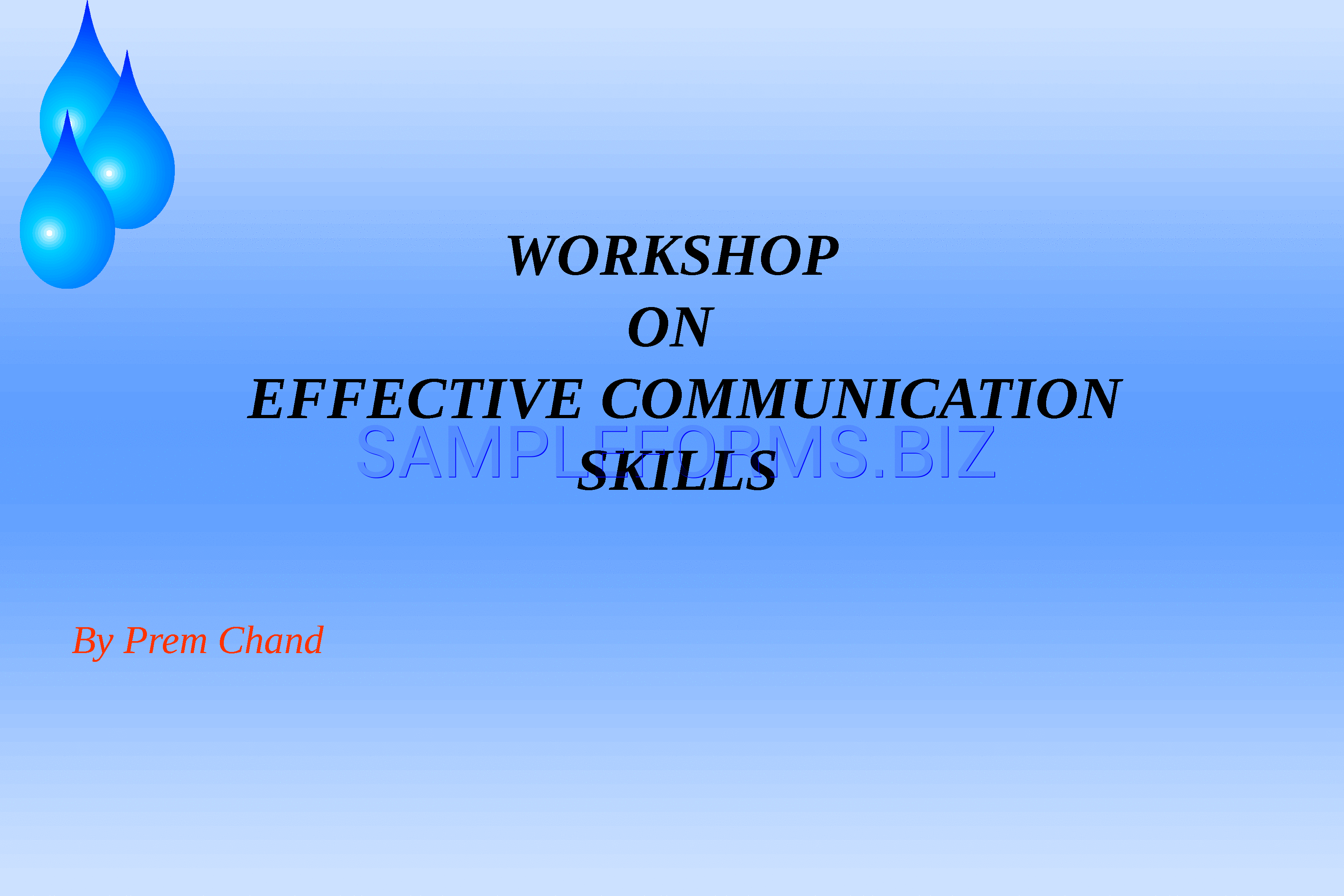 Preview free downloadable Communication - Skills in PDF (page 1)