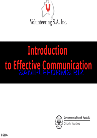 Introduction to Effective Communication Presentation pdf ppt free